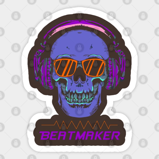 Beat maker Sticker by capricorn